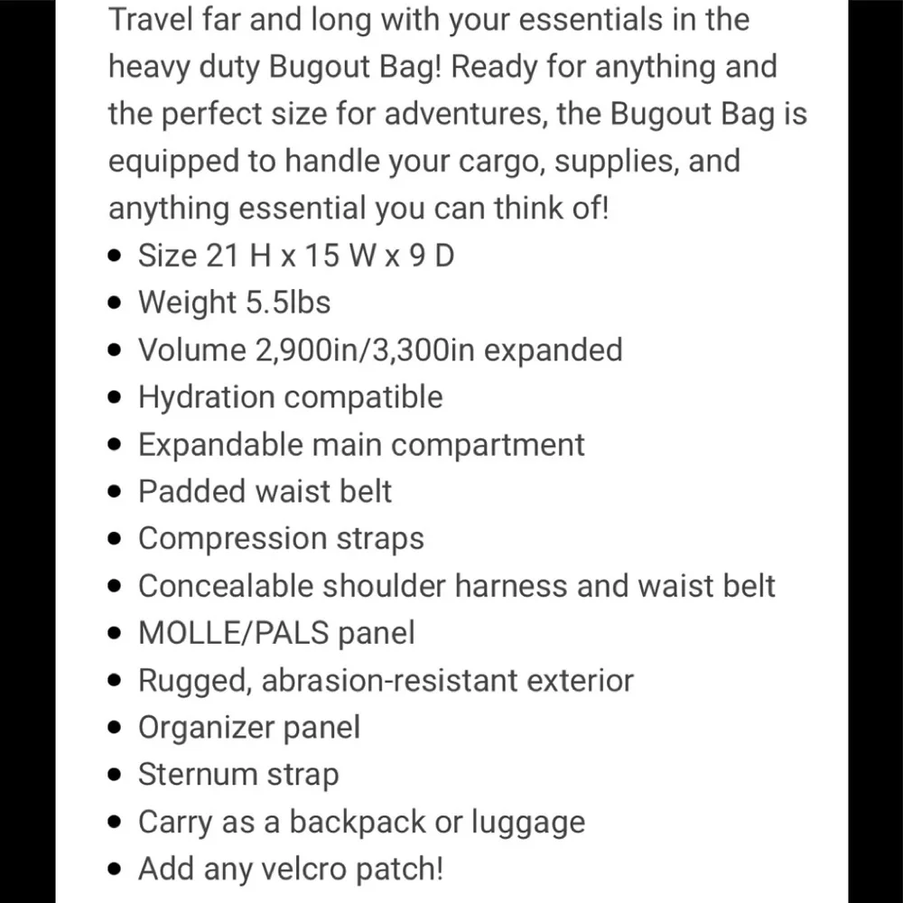 Sandpiper of California Bugout Bag (ABU) - Picture 14 of 14